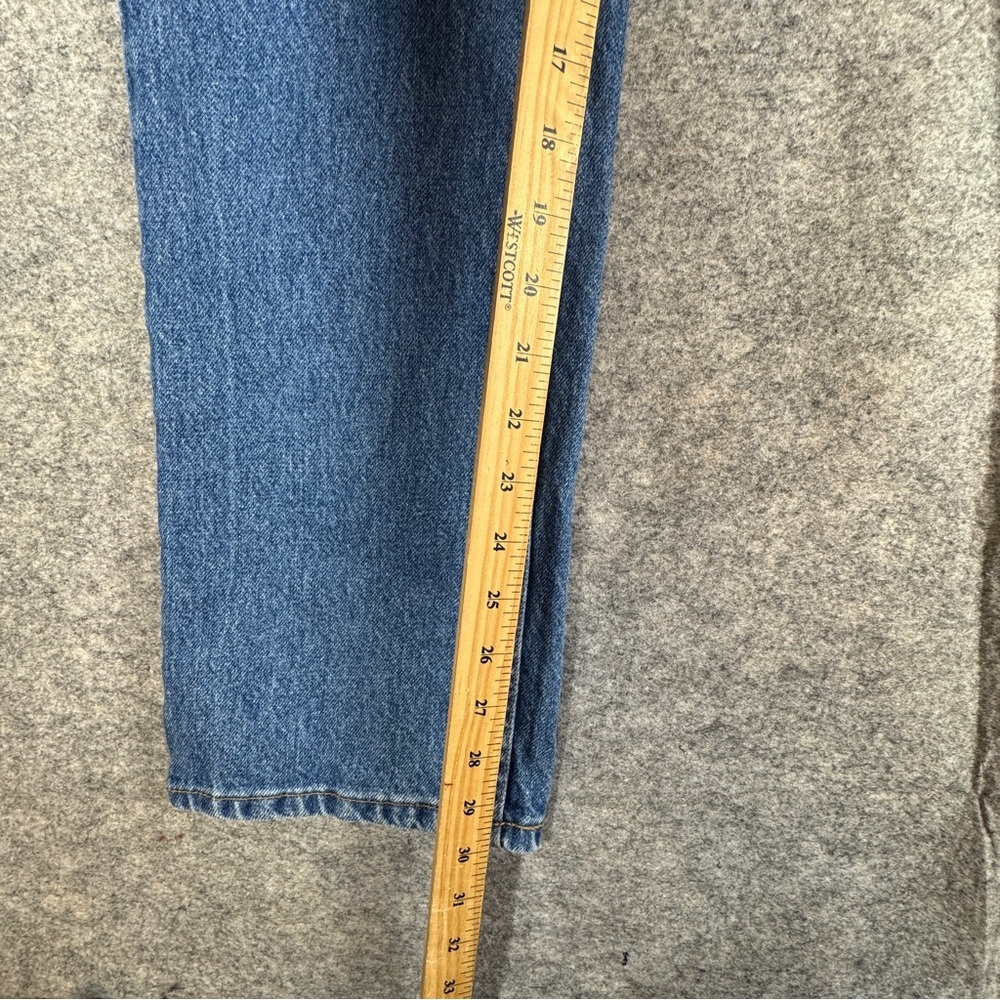 Vintage Levi's 90s Orange Tab Classic Blue Denim Jeans Straight Leg Size 34x32 - Picture 6 of 15